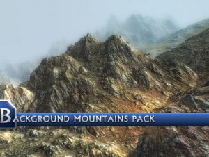 Background Mountains Pack for free (unityassets4free)