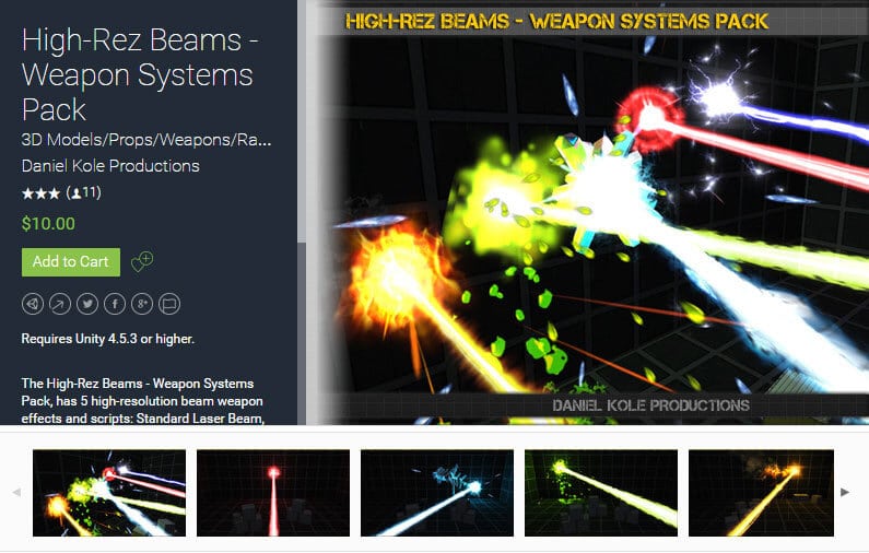 Read more about the article High-Rez Beams – Weapon Systems Pack
