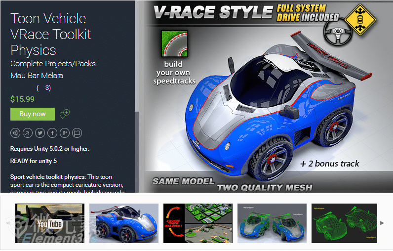 You are currently viewing Toon Vehicle VRace Toolkit Physics
