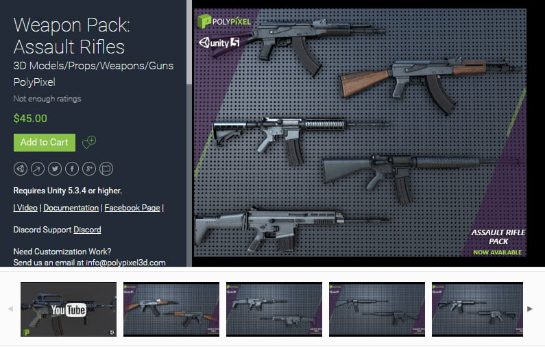 Read more about the article Weapon Pack: Assault Rifles