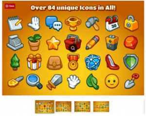 Read more about the article Casual Game Basic Icons Set