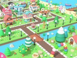 Read more about the article Cartoon Town – Low Poly Assets