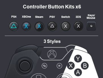 Read more about the article Controller Overlays & Button Kits (3 styles) x7 controllers +keyboard/mouse