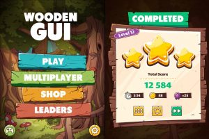 Read more about the article Wooden GUI for Mobile Game