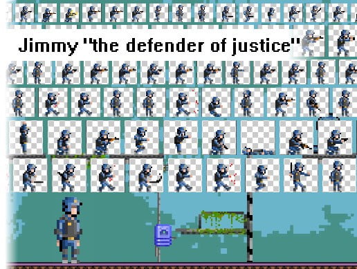 Jimmy The Defender of Justice Pixel Art Pack - Free Download - Unity Asset  Free