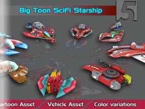 Read more about the article Big Toon SciFi Star Ships
