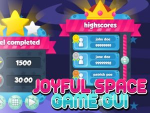 Read more about the article Joyful Space Game GUI 