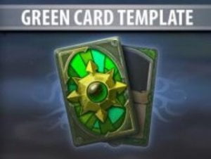 green-card-template