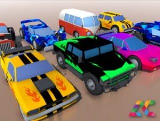 You are currently viewing Low poly cartoon cars pack