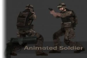 Read more about the article Animated Soldier (ver2.0)- Lowpoly