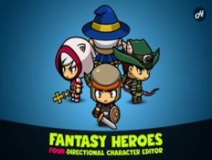 Read more about the article Fantasy Heroes: 4-Directional Character Editor