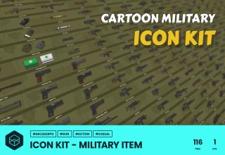 You are currently viewing 2D Icons – Military Item