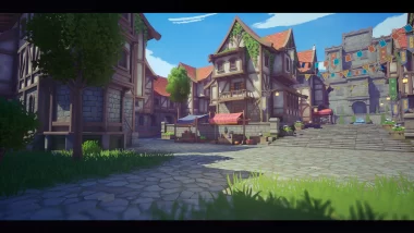 Read more about the article Stylized Medieval Village