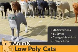 Read more about the article Low Poly Cats