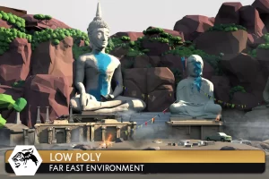 Read more about the article Low Poly Environment – Far East