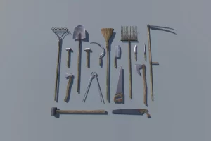 Read more about the article Gardening Tools Pack – 26 PBR objects
