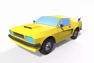 You are currently viewing Low poly stylized car 2