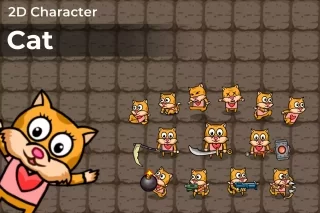 You are currently viewing 2D Character – Cat