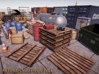 You are currently viewing Industrial Props Pack – PBR