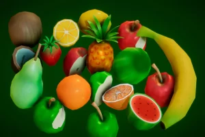 Read more about the article (Low Poly) Fruits Pack