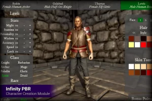Read more about the article Modules – Character Creation / New Game Scene