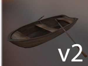 Read more about the article Old Wooden Row Boat v2