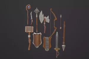 Read more about the article Stylized RPG Starter Weapons
