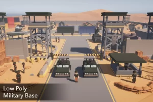 Read more about the article Low Poly Military Base