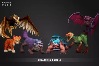 You are currently viewing Stylized Fantasy Creatures Bundle