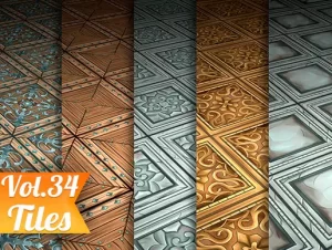 texture-set-vol-34-hand-painted-tiles
