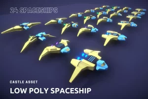 Read more about the article 3D Low Poly Spaceship