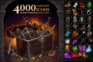 4000-fantasy-icons