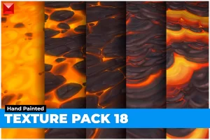 Read more about the article Lava Texture Pack 18 Hand Painted
