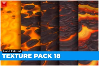 You are currently viewing Lava Texture Pack 18 Hand Painted