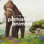 Low Poly Animated Prehistoric Animals