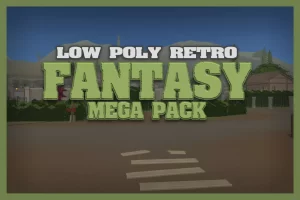 Read more about the article LOW POLY RETRO FANTASY Mega Pack