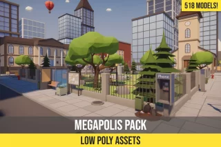 Read more about the article Low Poly Megapolis
