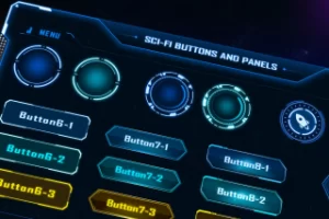 Read more about the article Sci-Fi Buttons and Panels Pack