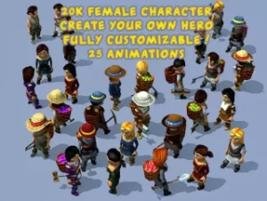 Read more about the article 20k Animated Fantasy Female Characters
