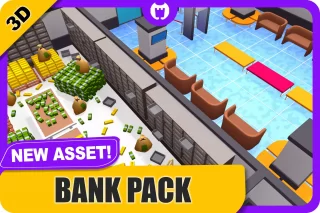 You are currently viewing Bank Pack – Low Poly 3D Asset from Trifles