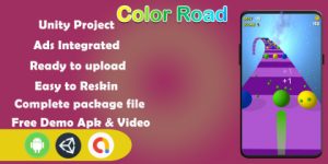 Read more about the article Color Road 3D Unity Source Code – Complete Project