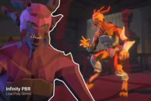 Read more about the article Low Poly Character – Demons – Fantasy RPG