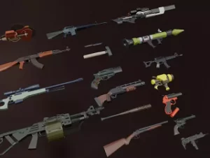 Read more about the article 1UP LOWPOLY – Gun Pack
