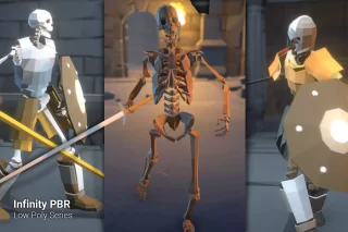 You are currently viewing Low Poly Character – Skeleton Warrior – Fantasy RPG