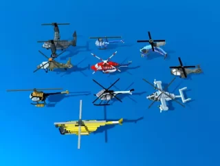 Read more about the article Simple Voxel Helicopters Pack