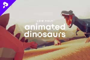 low-poly-animated-dinosaurs