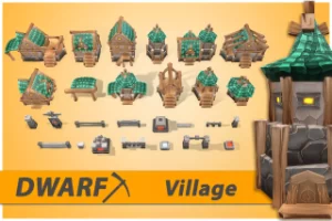 Read more about the article Dwarf RTS Fantasy Buildings