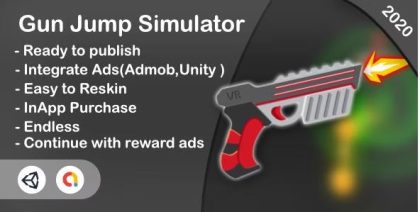 Read more about the article Gun Jump Simulator(Unity Game+iOS+Android)