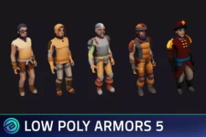 Read more about the article Low Poly Armor Sets 5 – RPG Characters