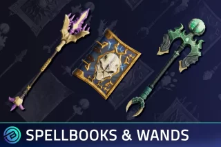Read more about the article Stylized Spellbooks & Wands – RPG Weapons
